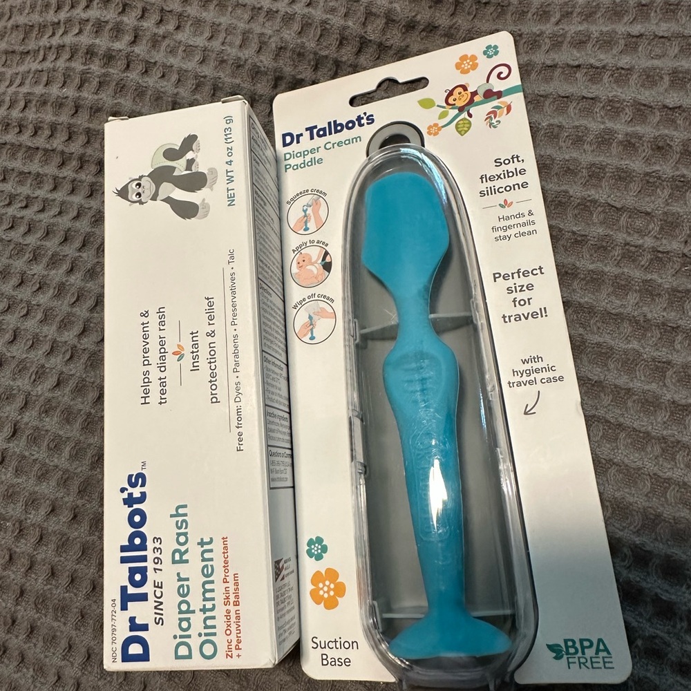Diaper Cream Spatula and Diaper Rash Cream baby bundle New In Package